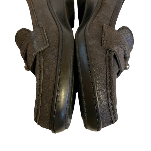 David Tate Leather Suede Slip-on Loafer Gun Metal Gray Comfort Woman’s Size 6 DT - Picture 7 of 16